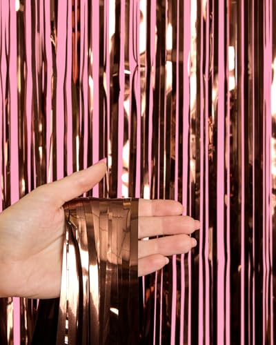 Image of xo, Fetti 2pk Brown Fringe Curtain, Espresso Martini Birthday Western