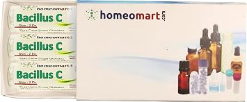 Bacillus Coli Homeopathy Pellets Pills in 200C Potency, Pack of 3