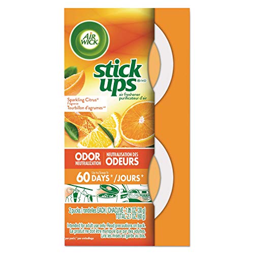 RECKITT BENCKISER Stick Ups Air Freshener, 2.1oz, Sparkling Citrus, 12/Carton #1