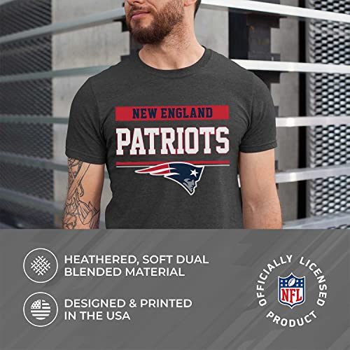 Team-Fan-Apparel-NFL-Adult-Team-Block-Tagless-T-Shirt-Cotton-Blend-Charcoal-Perfect-for-Game-Day-Comfort-and-Style