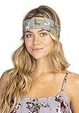 Natural Life Half Boho Bandeau Headband - Versatile, Wide, Hairband That Stays In Place, 7 Ways To...
