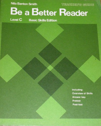 Be a Better Reader (LEVEL C) 0130741205 Book Cover