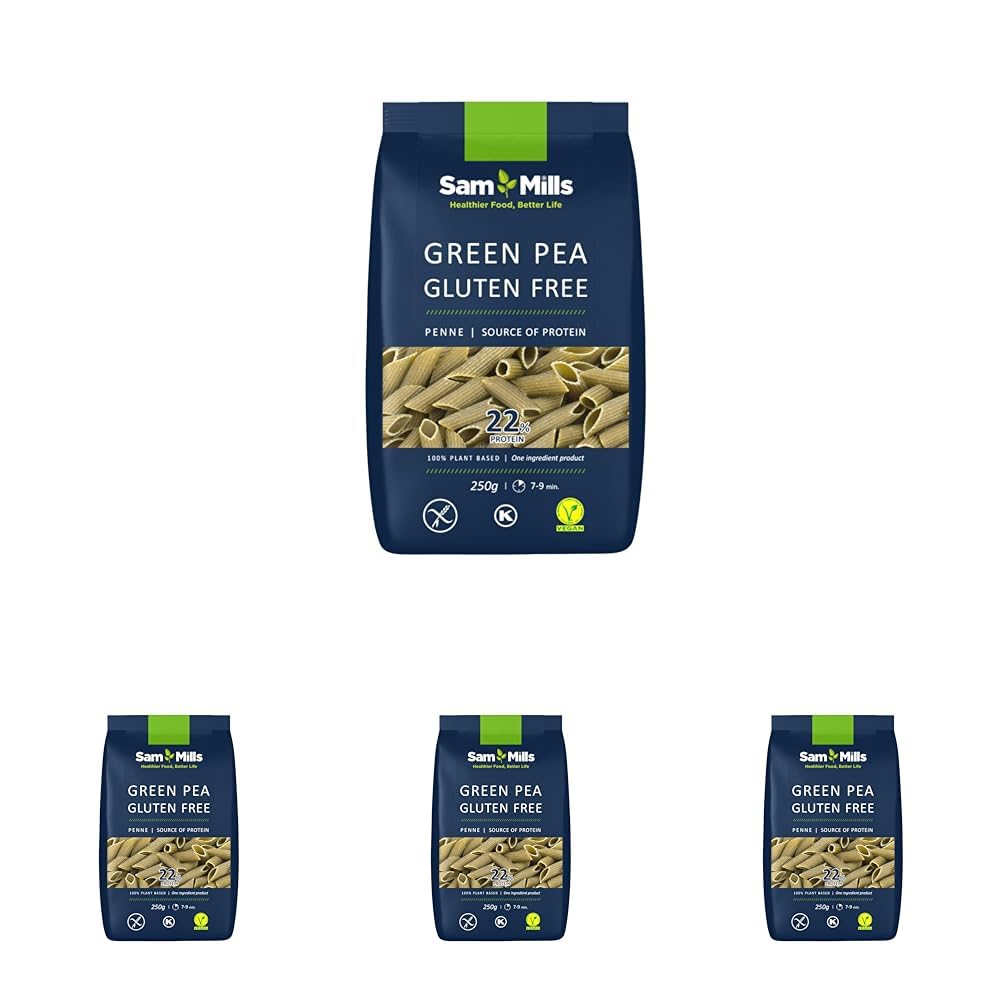 Sam Mills - Plumas de Guisante - Pasta Sin Gluten - 250 g - Elaborada con Legumbres - Pasta Proteica - Alto Contenido en Fibra y Proteína - Ideal para Dietas Veganas — view 8
