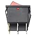 Magic&shell 2-Pack Rocker Power Switch 16A 250V AC 6 Pin 2 Position ON/Off Power Switch DPDT Red Green Button with Light