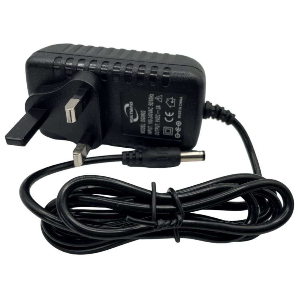 Multibao 9V 2A 2000mA Power Supply AC to DC Power Adapter Charger 5.5mm x 2.1mm Replacement Power Supply Adapter