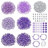 Matériaux de haute qualité: les perles en plastique et les perles en acrylique sont durables, lisser, de forme uniforme, et résistant à l'usure, rupture, ou la décoloration, en veillant à ce qu'ils conservent leur aspect attrayant au fil du temps