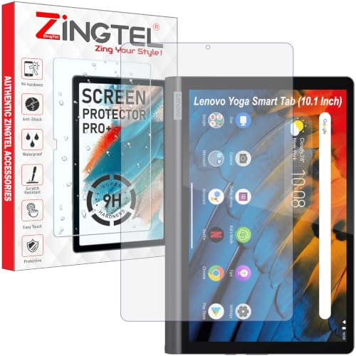 Image of Screen Guard Compatible With Lenovo Yoga Smart Tab (10.1 inch Inch Tablet) Flexible Fiber Screenguard Not a Tempered Glass Screen Guard