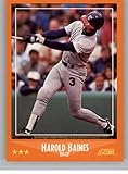 1988 Score #590 Harold Baines Chicago White Sox Official MLB Baseball Trading Card in Raw (NM or Better) Condition