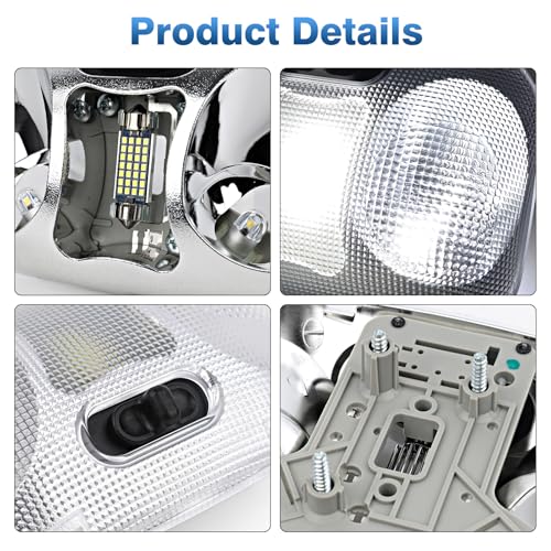 Lámpara LED interior para techo Ford Ranger 1993-2004 miniatura 4