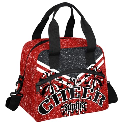 Personalized Cheer Insulated Lunch Bag