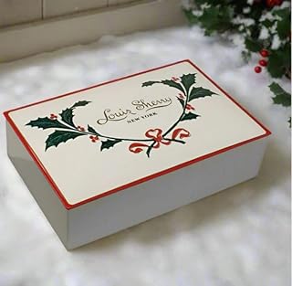 Louis Sherry Premium Chocolates, Holly Holiday Designer Decorative Tin, 12 Piece