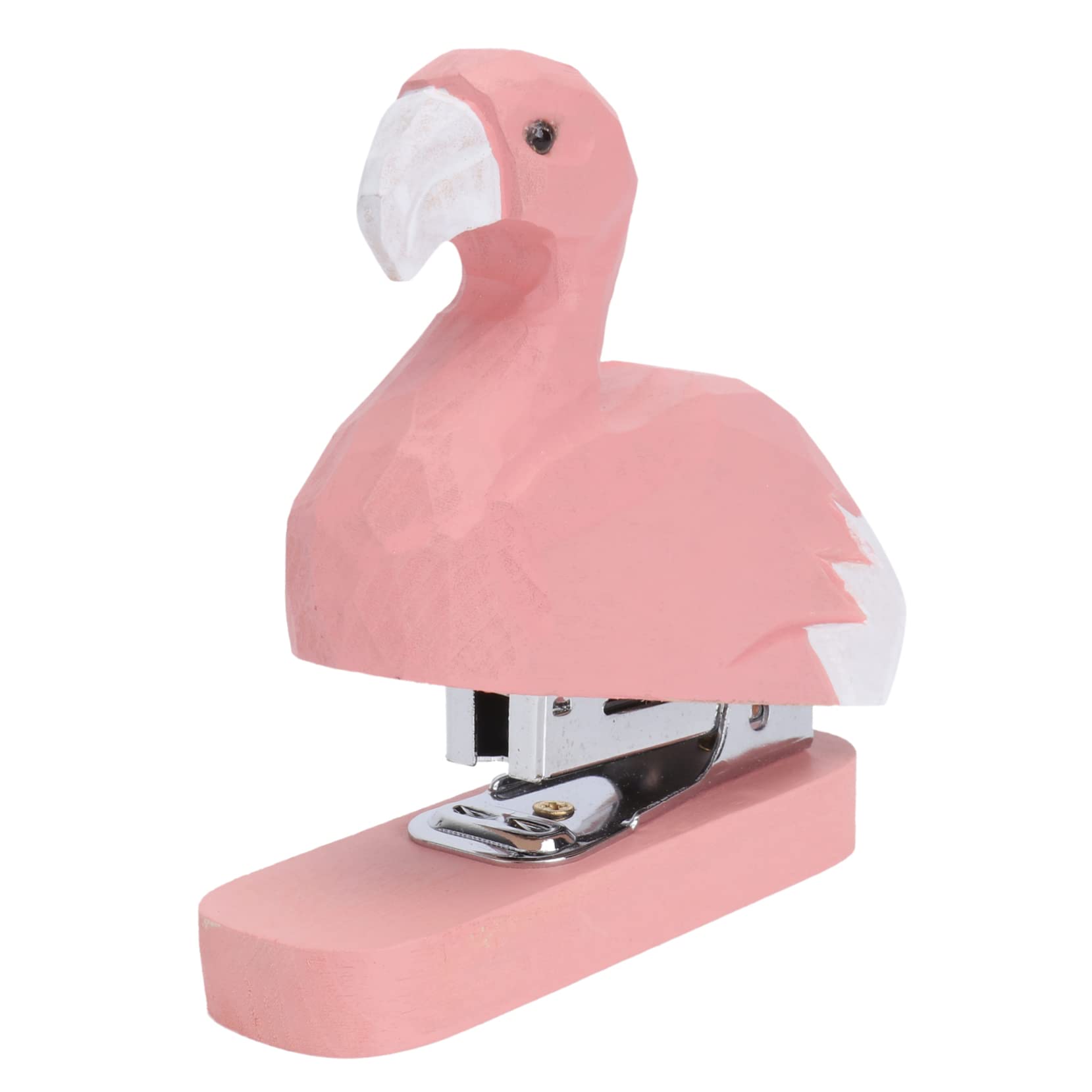 STOBOK 3pezzi Cucitrice Portatile Forma Di Flamingo Legno Per Cancelleria Creativa Macchina Manuale Per Rilegare Libri Utile Per Scuola e Ufficio Design e Pratico