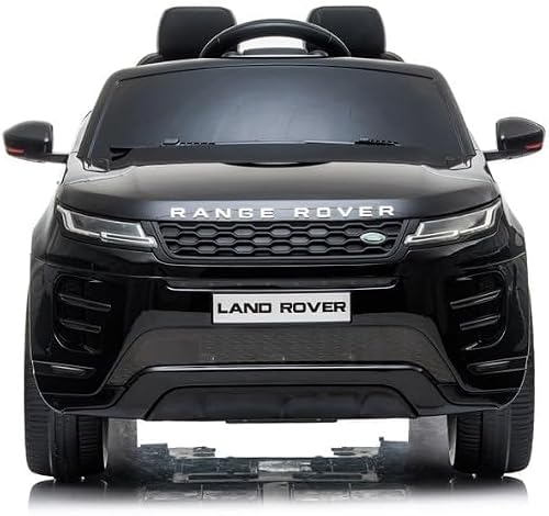 BC BABY COCHES - Coches Eléctricos para Niños Range Rover EVOQUE, Coches De Batería 12v, Música Bluetooth, Suspensión, Coches Eléctricos Infantiles con Mando Teledirigido para Padres. (Negro)