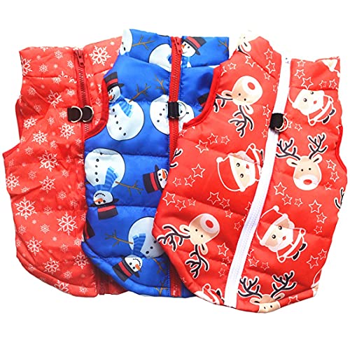 ZESLIV Chaqueta de invierno térmica para perros pequeños, medianos y grandes, color rojo Cover