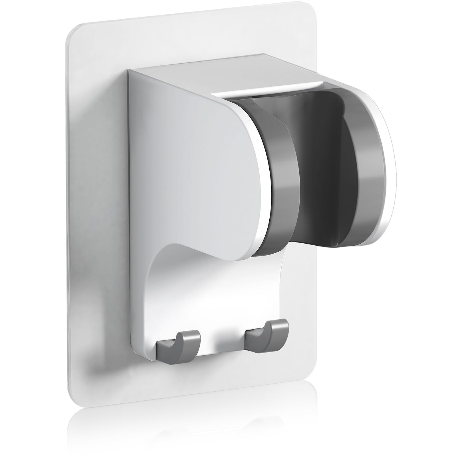 JONKEAN 3m Shower Head Holder Without Drilling White, 1 Pack