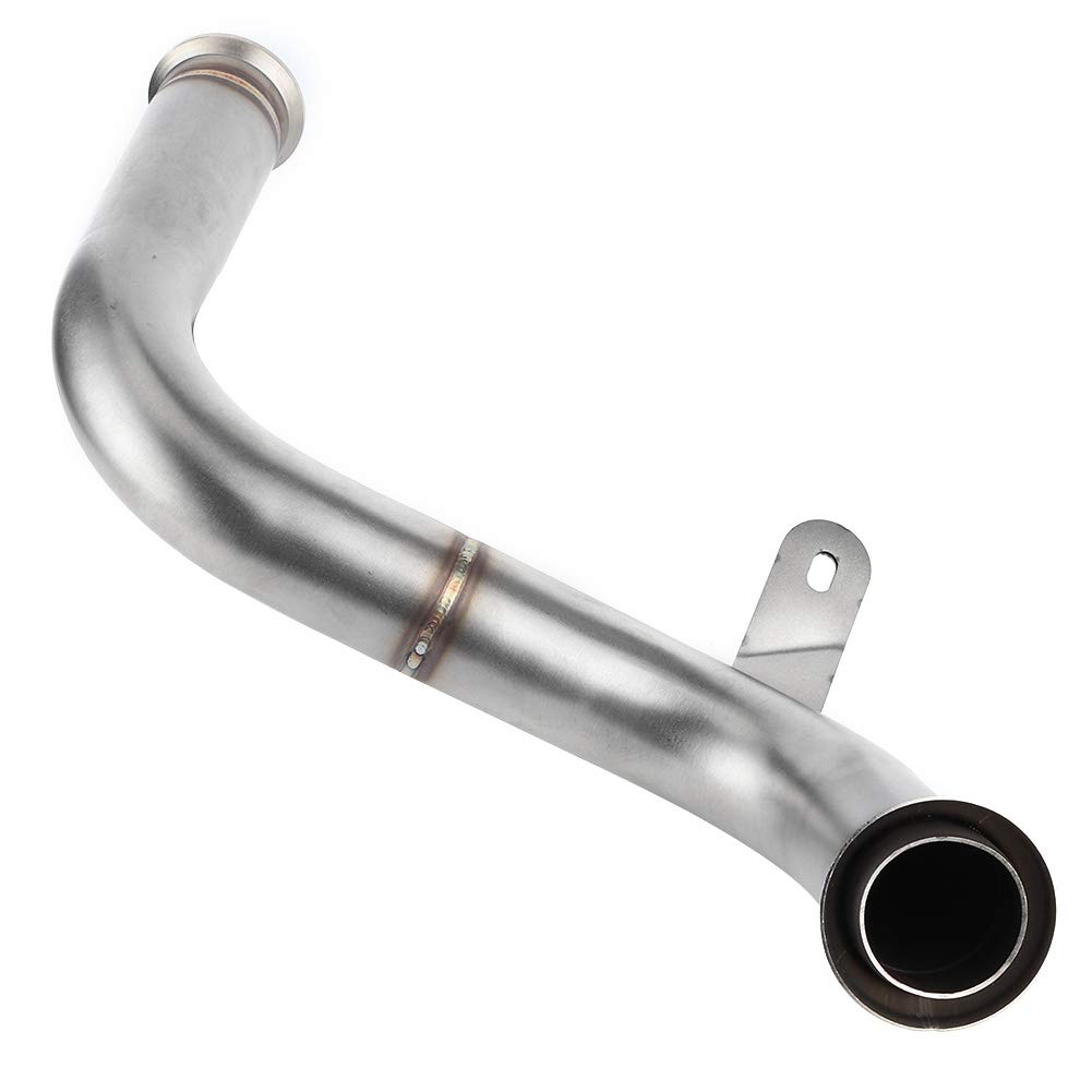 Qiilu Auspuff Mid Link Pipe Decat Mittelrohr Modifikation Fit für 125 250 390 RC390 2017+