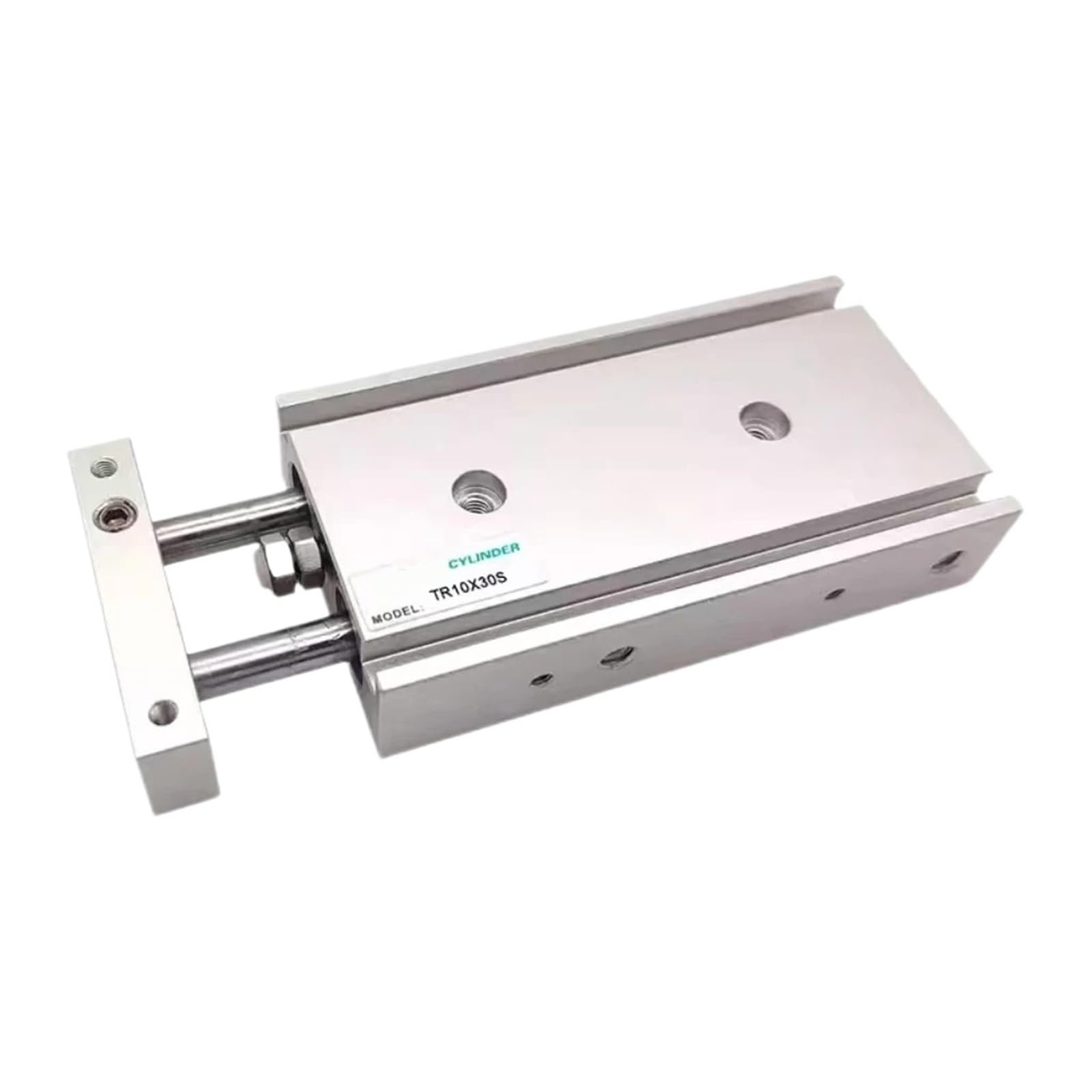 Vérin pneumatique double tige TR 20x50S mm double effet actionneur pneumatique de guidage