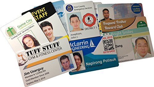 Inkjet PVC ID Card Starter Kit - Includes 50 Cards - Compatible with Canon J Tray Printers (50 Cards) - Thumbnail 4