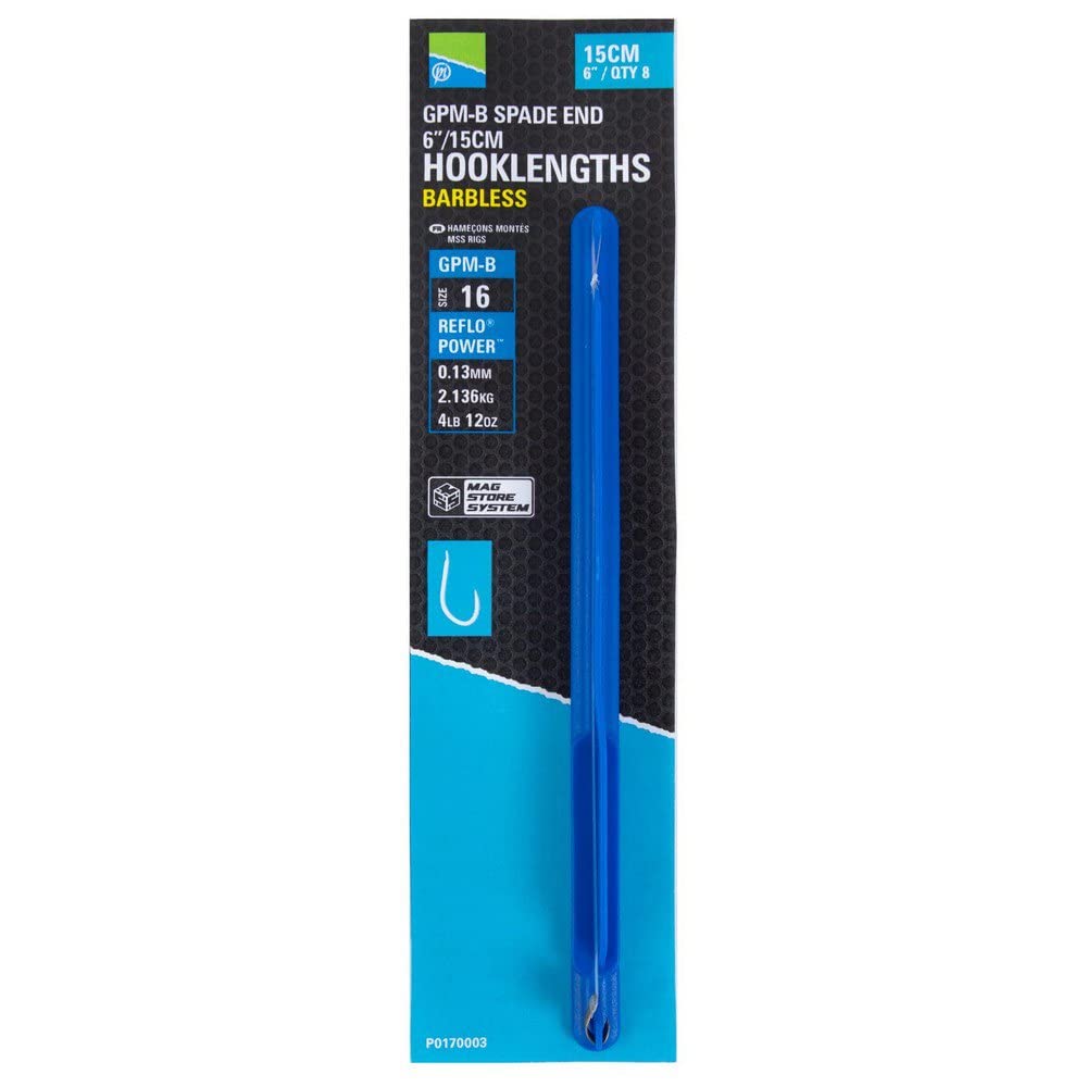 Preston GPM-B Mag Store 6" Hooklengths: 16