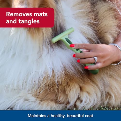 Coastal-Pet-Safari-Single-Row-Undercoat-Rake-Gentle-Dematting-and-Deshedding-Tool-for-Dogs-Pet-Grooming-Comb Coastal Pet Safari Single Row Undercoat Rake Gentle Dematting and Deshedding Tool for Dogs Pet Grooming Comb