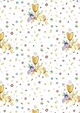 ARKRAFT carta da regalo comunione set 3 fogli formato 90 x 65 cm confezione senza plastica carta FSC (18-8862)