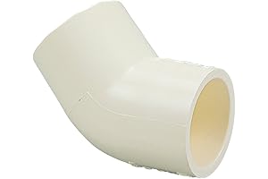 NIBCO C4706 3/4" CPVC CTS Slip x Slip 45-Degree Elbow for Residential...