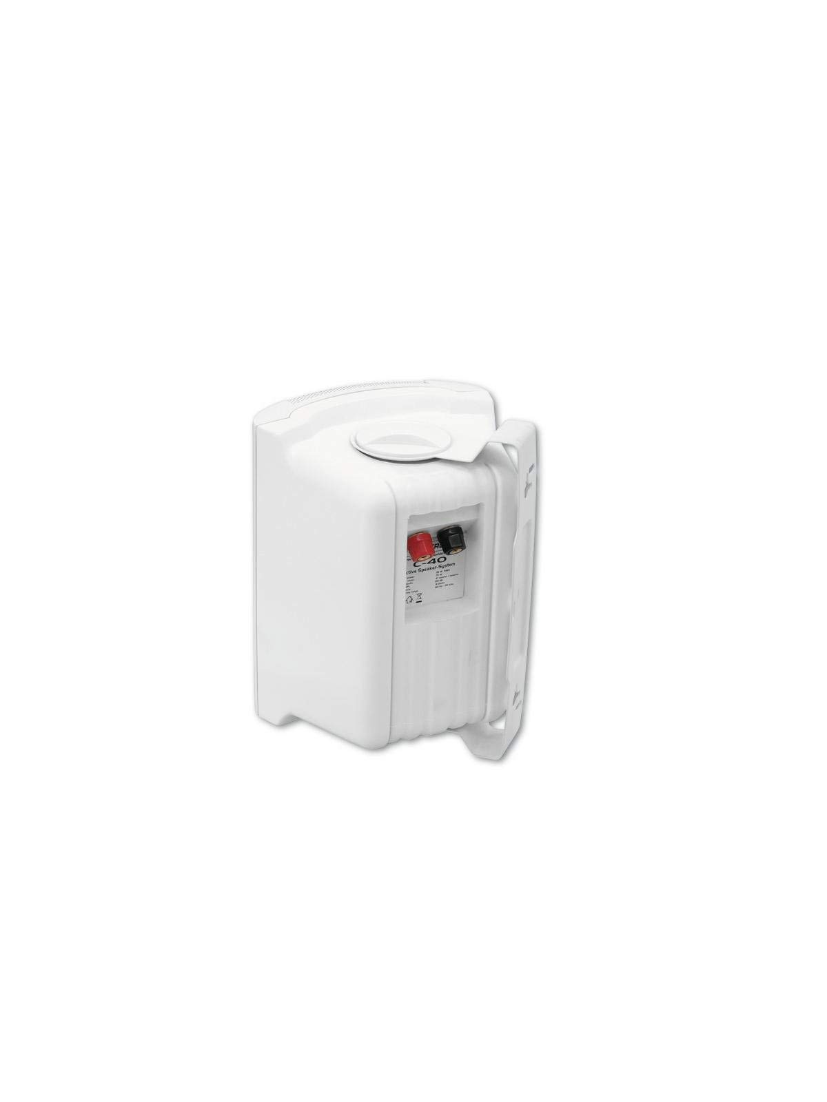 Omnitronic 057315 C-40 2 x Enceintes Blanc