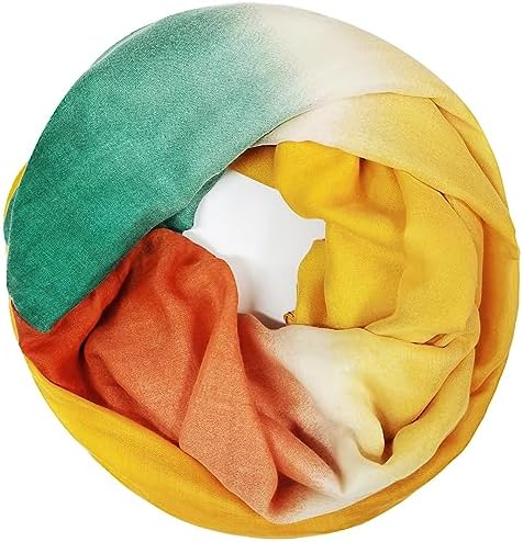 Glamexx24 Damski szal lekki, długi szal typu komin, chusta w wielu kolorach