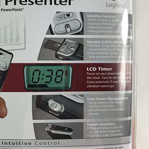 Logitech 2.4 GHz Cordless Presenter (Black) - image 3
