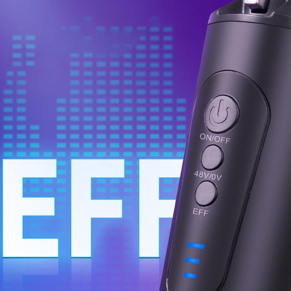 Wireless XLR Mikrofon Adapter Set 150FT Reichweite Wiederaufladbar für Dynamische Kondensator Mics PA Bühne Live Auftritt