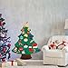 CCINEE Felt Christmas Tree,3.2 FT DIY Christmas Tree with 32PC Detachable Ornaments Wall Decor for Toddlers Kids Xmas Gifts Home Door Decoration