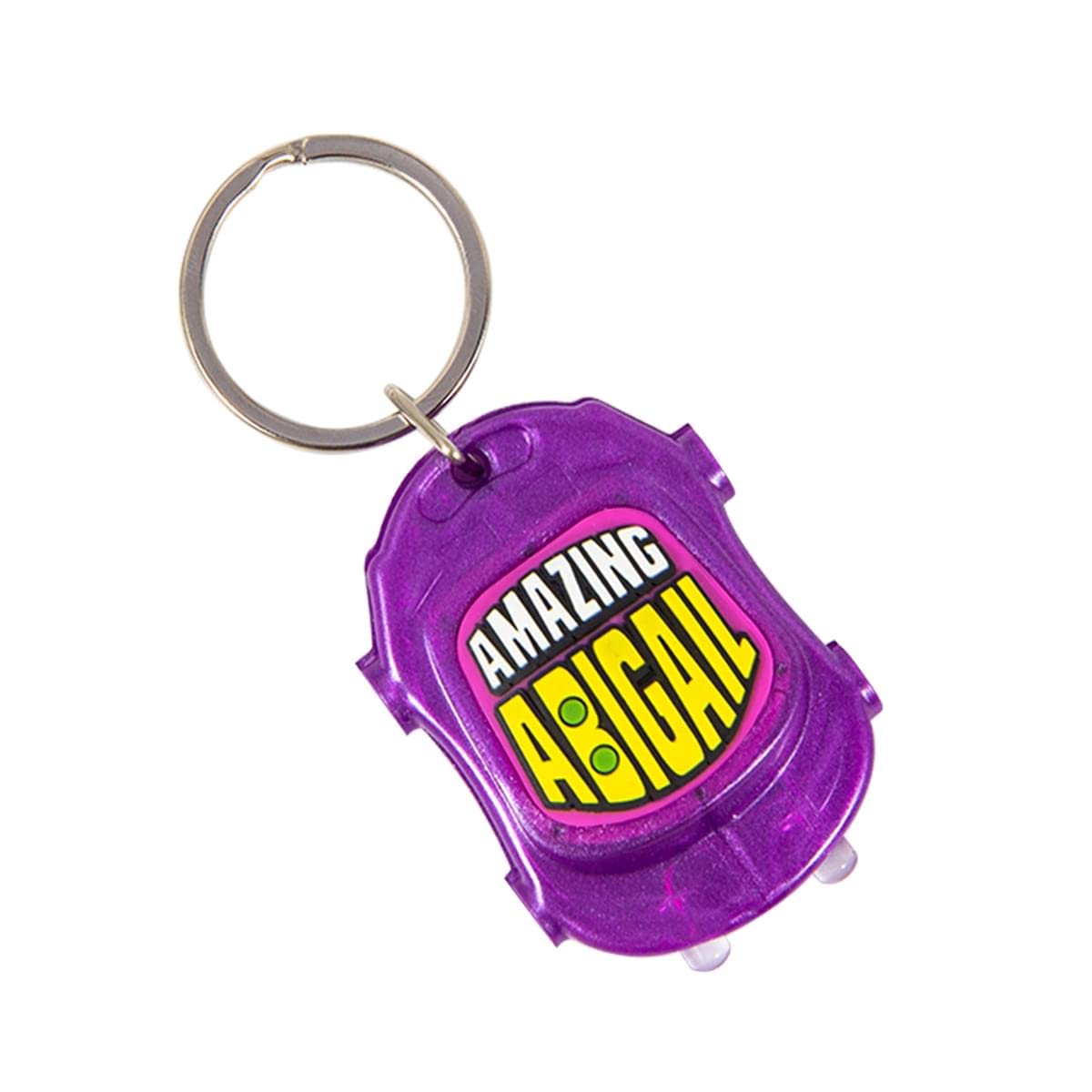History & Heraldry Personalised Keyring Twin Turbo Torch (Abigail)