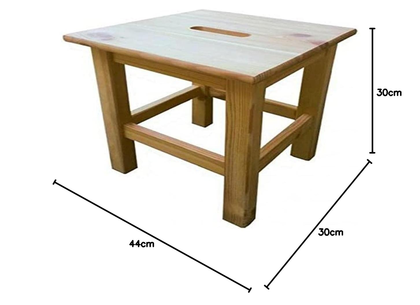 Blinky 9679005 Big-Quadro - Taburete de madera
