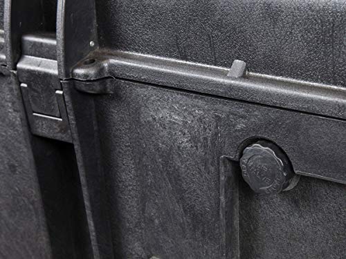 Image of Monoprice Weatherproof Hard Case - 33 x 22 x 13 Inches, With Wheels and Customizable Foam, Shockproof, IP67, Ultraviolet And Impact Resistant Material, Black - Pure Outdoor Collection