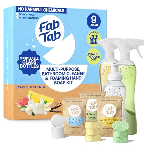 Fab Tab Home Starter Kit - Natural Cleaning Products -