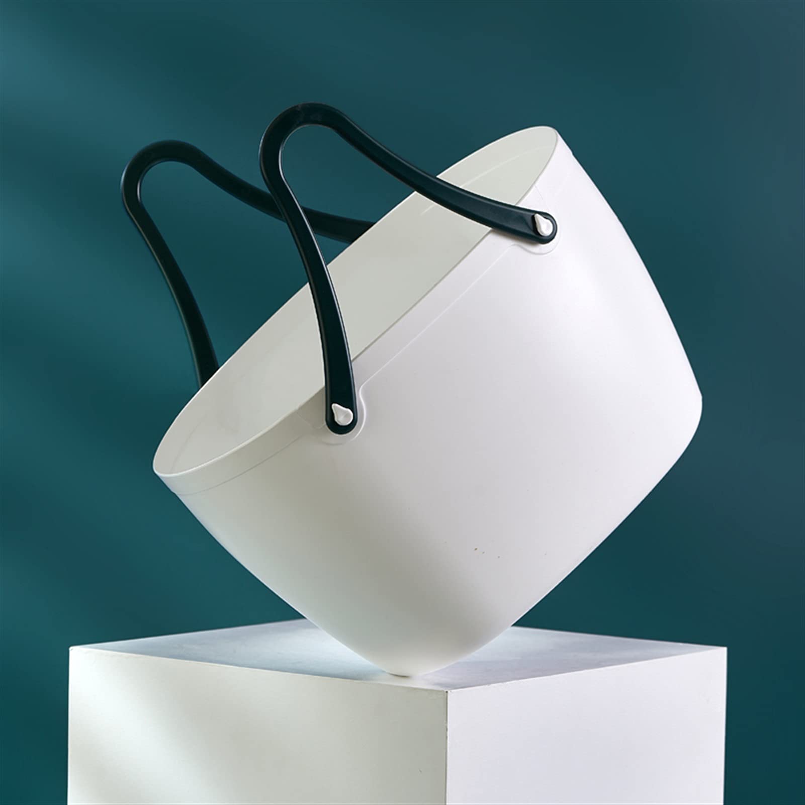 Protección Ambiental Cesta de Picnic portátil for el hogar Plástico Grande Cesta de Compras INS Cesta de Compras Cesta de Picnic Cestas de la Compra