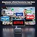 30000 Lumen Beamer【Netflix & Dolby Audio】 AMEELA 1080P Beamer mit WiFi und Bluetooth, Autofokus/Trapezkorrektur 100,000+ Apps & 4K Unterstützt, Videoprojektor für IOS/Android/PS5