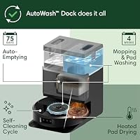 iRobot Roomba 505X Robot Vacuum & Mop Combo, 70x More Suction, Multifunction Dock, 75 Day Self-Emptying, Self-Cleaning & Hot Dry, Lifting Spinning Mop Pads, AI Obstacle Avoidance, Ideal for Pet Hair — image 3