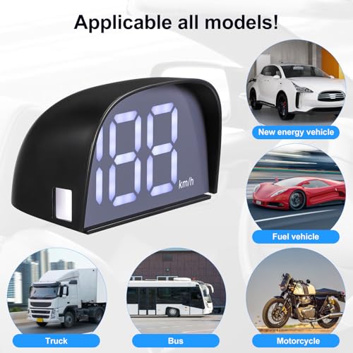 Velocímetro digital para coche solución salpicadero borroso con pantalla clara 3