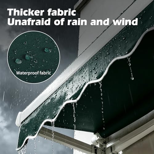 Tela de toldo impermeable y resistente a rayos UV para sustitución en terrazas de 5m 4