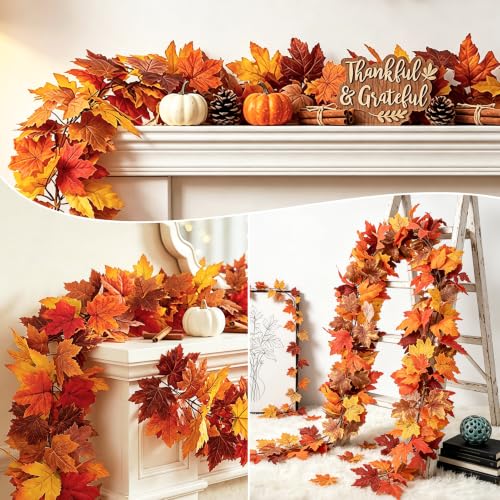Garland for Christmas, Christmas Twist Garland,1 Strands Premium Quality Artificial Vine Soft Greenery Decoration (2 Piece) - image 7