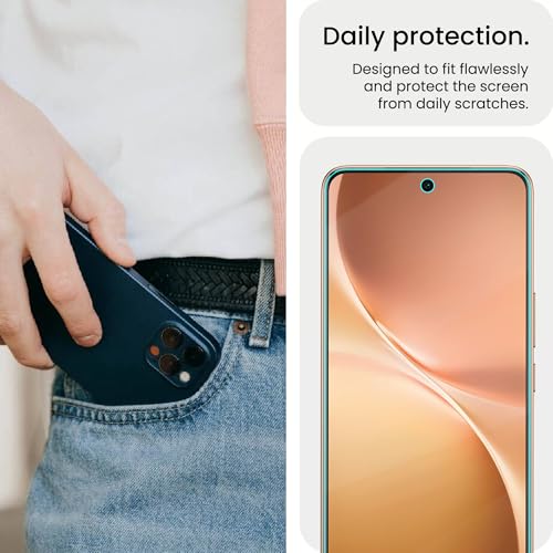 Image of ArmourPro Screen Protector for Vivo V60, Premium Ultra Thin TPU Front Membrane Guard, Bubble-Free, Edge to Edge Coverage, Fingerprint Friendly | Crystal Clear, 1 Pack
