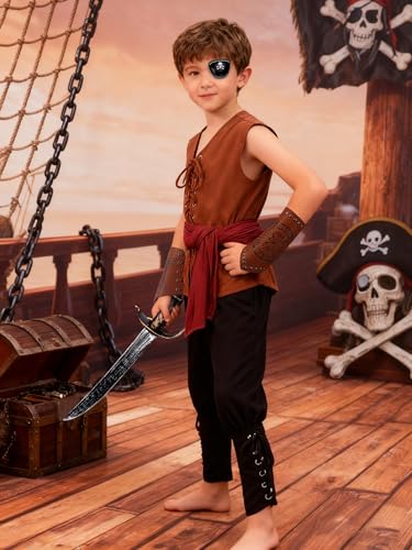 Disfraz completo pirata niño talla L 8-9 años miniatura 4