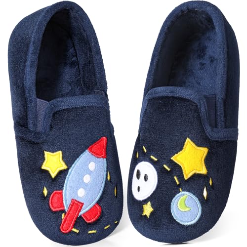 Growmax Hausschuhe Kinder Junge Warm Plush Slippers Rutschfester...