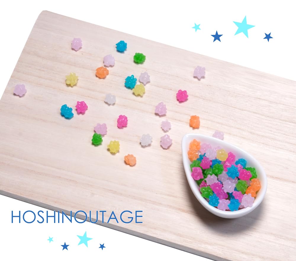 HOSHINOUTAGE Konpeito Japanese Star Sugar Candy 18oz [510g] (Nanairo)
