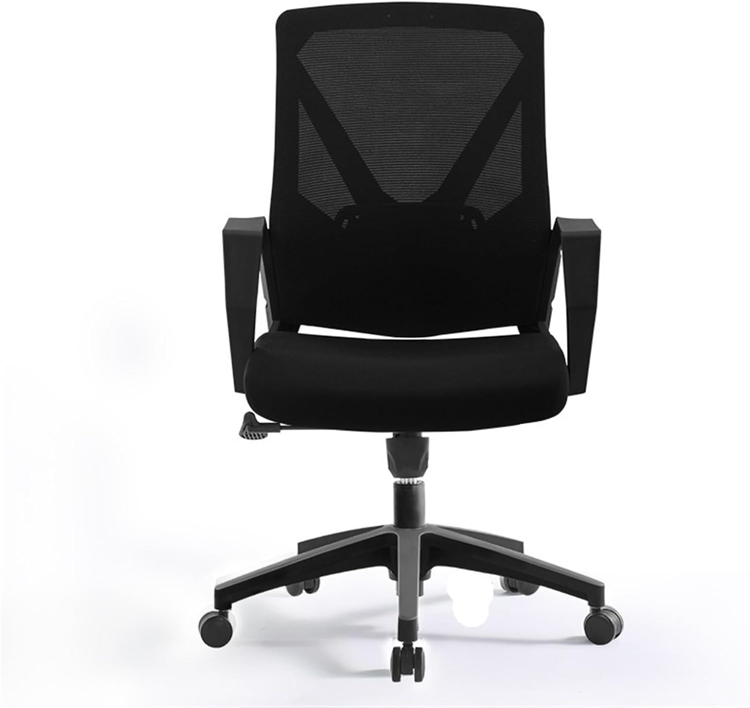 Office Chair Office ChairComfortable Home Swivel Office Chair Ergonomic Mid-Back Mesh Rolling Work Swivel Task Chairs with Wheels Study Conference ChairBackrest Chair for Desk(Black)