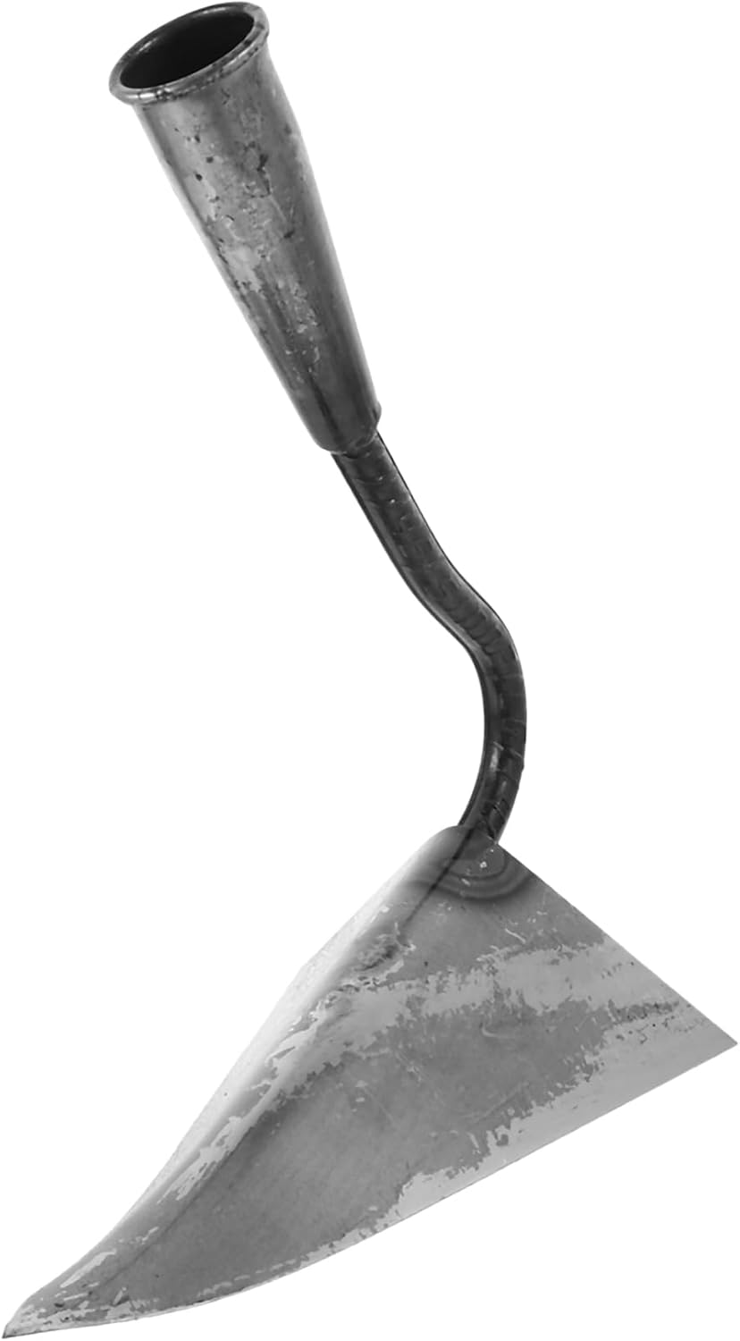 balacoo Gardening Hoe Stainless Steel Hoe Head Portable Digging Tool for Soil Weeding and Bonsai Transplanting for Gardeners