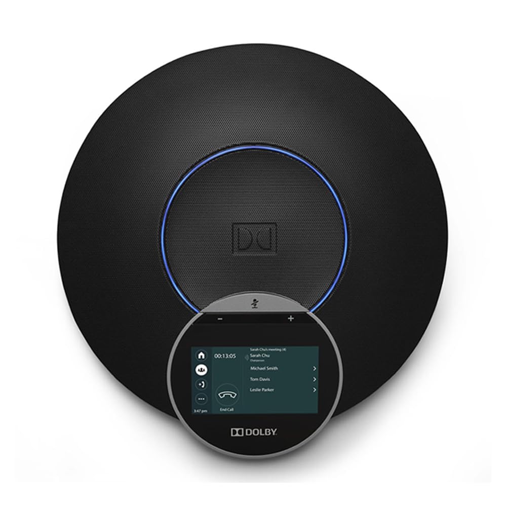 Dolby IP Conference Station - Cable - Desktop - VoIP - Speakerphone - 1 x Network (RJ-45) - PoE Ports - Color - SIP, DHCP, SNTP, RTCP, LDAP, TLS, SRTP Protocol(s)