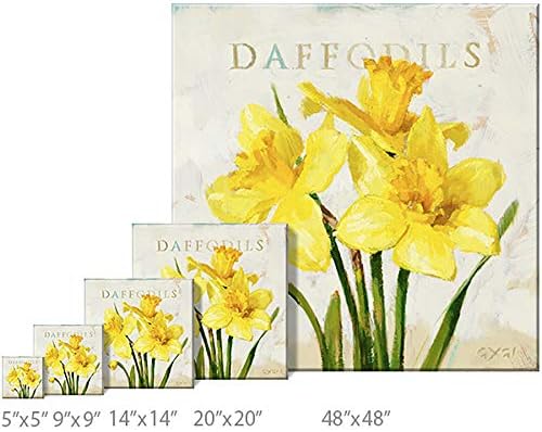 Miniatura 4 de Sullivans Darren Gygi - Lienzo de narcisos, impresión giclée de calidad de museo, envuelto en galería, hecho a mano en Estados Unidos, 9 pulgadas de