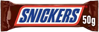 Snickers Chocolate with Peanut Butter, Caramel and Peanut Coated Milk Chocolate (24 x 50 g)
